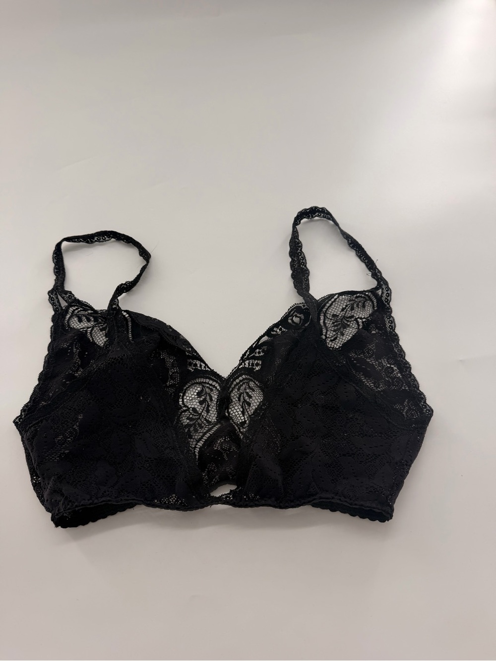 Vintage 90’s Olga Bra Bralette Unlined Lace Bra Made in the USA SZ 36 Sexy - Picture 7 of 11